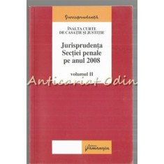 Jurisprudenta Sectiei Penale Anul 2008 II - Inalta Curte De Casatie Si Justitie