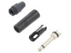 Conector Jack 6,3mm mufă tată mono drept pe cablu, Neutrik