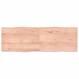 Cumpara ieftin Blat masă, 180x60x(2-6) cm, maro, lemn tratat contur organic