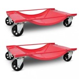 Cărucior pentru transport automobile 2 buc, vidaXL
