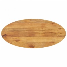 vidaXL Blat de masă oval, 140x50x3,8 cm, lemn masiv de mango 370875