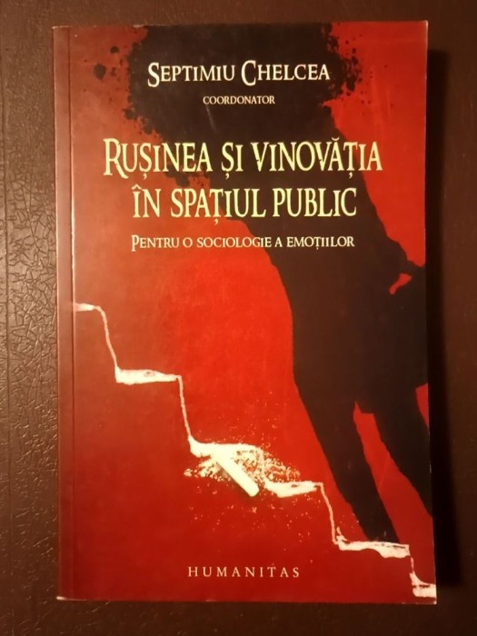 Septimiu Chelcea (coord.) - Rușinea și vinovăția &icirc;n spațiul public: pentru o sociologie a emoțiilor