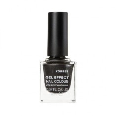 Vopsea de unghii Korres cu efect de gel (nr. 96) Gri Piatră Lunii (11ml)