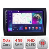 Navigatie Fiat ducato 2022- B-DUCATO Android Ecran QLED octa core 4+64 carplay android auto KIT-ducato+EDT-E309V3 CarStore Technology