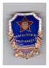 Insigna Pentru merite militienesti RPR, impecabila, Romania de la 1950