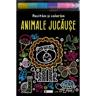 Animale Jucause- Recitam Si Coloram, - Editura Mimorello foto