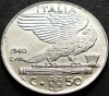 Moneda istorica 50 CENTESIMI - ITALIA FASCISTA, anul 1941 * cod 827 A, Europa