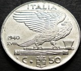 Cumpara ieftin Moneda istorica 50 CENTESIMI - ITALIA FASCISTA, anul 1941 * cod 827 A, Europa