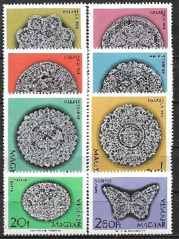 C2296 - Ungaria 1964 - Arta 8v,neuzat,perfecta stare