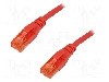 Cablu patch cord, Cat 6, lungime 3m, U/UTP, DIGITUS - DK-1612-030/R
