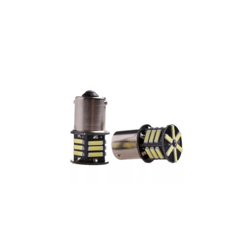 Bec o faza T.V. BA15S 21SMD 24V 300 lumen lumina alba Cod: HH035 Automotive TrustedCars