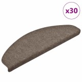 Cumpara ieftin Covorașe autoadezive pentru scări, 30 buc., 65x21x4 cm, bej, semirotunde, mari