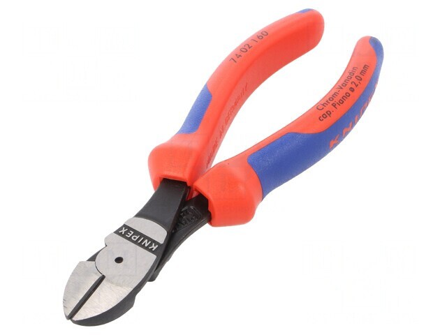 Clești Laterali pentru Tăiere cu M&acirc;nere din Plastic 160mm