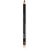 NYX Professional Makeup Eye and Eyebrow Pencil creion de ochi cu trasare precisă culoare Dark Brown 1.2 g