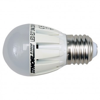 Bec LED P45 E27 3W 230V 3000K, Sthor 83802 foto