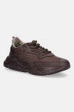 HUGO sneakers Leon culoarea maro, 50536660