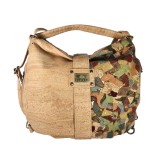 Cumpara ieftin Geanta din pluta 3 in 1 Natural multicolor