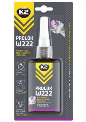 K2 Prolok W222 Solutie Blocat Suruburi Mov 50ML W22225 foto