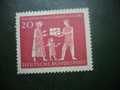 HOPCT TIMBRE MNH 873 ORGANIZATIA CRALOG/CARE 1963 - 1 VAL GERMANIA foto