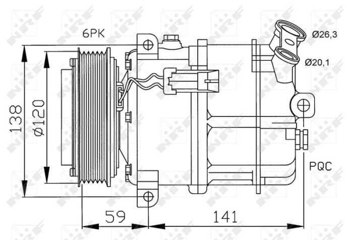 NRF 32191 Compresor, climatizare