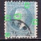 ✅RO 1876 ,LP 39e ( 1877 ) ,&quot;Carol I - Bucuresti I &quot; , 10 B , defecte cliseu , pete - vezi scan ,stampilat