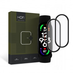 Set 2 Folii de protectie Hofi Hybrid Pro+ pentru Xiaomi Mi Smart Band 7/7 NFC Negru
