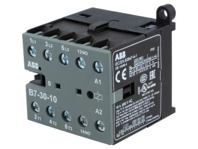 Contactor 3P NO 380-415VAC 7A foto
