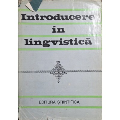 Introducere &amp;icirc;n lingvistică foto
