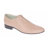 Pantofi barbati eleganti din piele naturala - Model Enzo Bej Nude