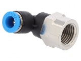 Racord Push-in Filetat 90&deg; 0.95-6 bar