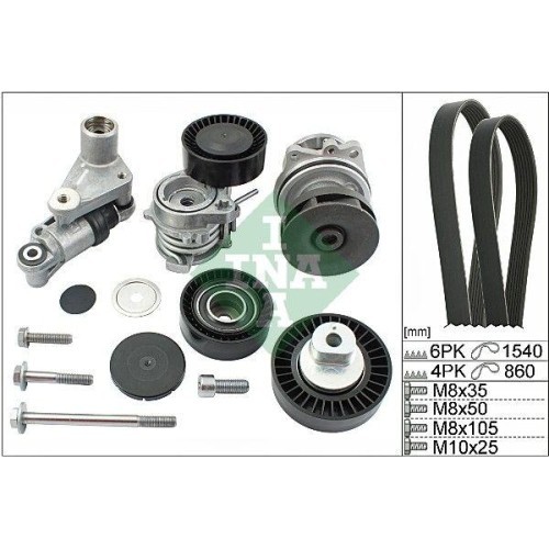 Set curea transmisie BMW 3 (E46) 12.97-05.05, 5 (E39) 09.95-07.03, 5 Touring (E39) 09.96-06.04, X5 (E53) 01.00-12.06, Z4 Roadster (E85) 02.03-12.09,