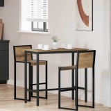 vidaXL masă Stejar Artizanal 100 x 50 x 90,5 cm 873737