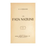 D. D. Pătrășcanu, &Icirc;n fața națiunii, cu dedicație pentru Ioan Bianu, 1922