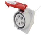 Conector alimentare AC trifazate 32A, 400VAC, IP54 - Soclu mamă