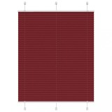 vidaXL Jaluzea plisată Bordeaux Roșu 80x150 cm Lățime țesătură 79,4 cm