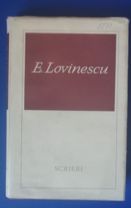 myh 26s - Eugen Lovinescu - Scrieri vol 8 - ed 1980