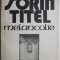 Melancolie &ndash; Sorin Titel
