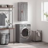 VidaXL Dulap de perete, gri sonoma, 34,5x34x90 cm, lemn prelucrat 830482