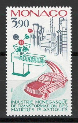 Monaco 1986 Mi 1768 MNH - Industrie si tehnologie &amp;icirc;n Monaco foto