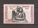Franta 1961 - 100 de ani de la nasterea lui Aristide Maillot, MNH