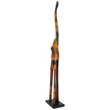 Decoratiune sculptata si pictata manual elefant &amp;#8211; Rainbow Elephant, L