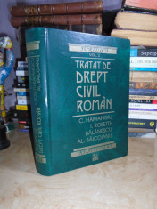 C. HAMANGIU - TRATAT DE DREPT CIVIL ROMAN * VOL. 2 , 1997 # foto