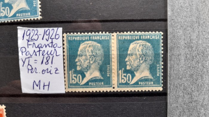 1923 Franta-Pasteur-YT181-per.oriz.-MH