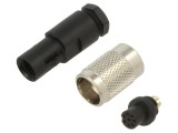 Conector M9 Mufă Mamă Aurit 125V IP67 8 Pin pe Cablu