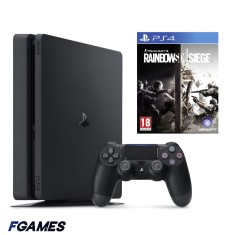 Consola Sony Playstation 4 Slim Ps4 500gb + Controller + Tom Clancy&amp;#x2019;s Rainbow Six Siege PlayStation 4, Second-Hand