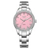 Ceas Dama Lige 89184 Argintiu-Roz , Design Fashion, Functii Multiple, Afisaj Luminos, Rezistent la Apa 3ATM