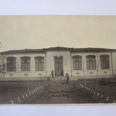 Rară! Carte poștala foto Baudy Craiova,Bechet Dolj-Școala primară 1928