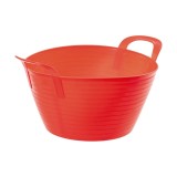 Galeata flexibila Kerbl Flexbag 12 litri rosu plastic rezistent pentru gradina si gospodarie