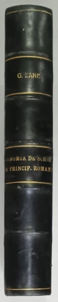 ECONOMIA DE SCHIMB IN PRINCIPATELE ROMANE de G. ZANE , 1930 , LEGATURA CU COTOR SI COLTARE DIN PIELE