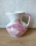 Vas ceramic/carafă model floral, Ernestine Salerno